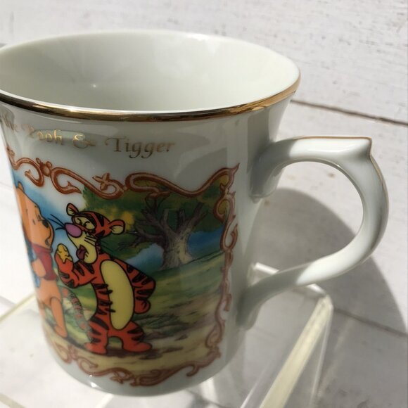 Disney Whinnie Pooh Tiger Animated Coffee Mug Tea Cup Lenox Porcelain Vtg 90s - Picture 3 of 13